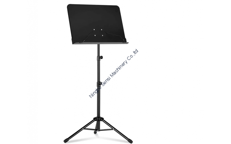 Dual-use Sheet Music Stand & Desktop Book Stand Metal Portable Solid Back with Book Stand Support