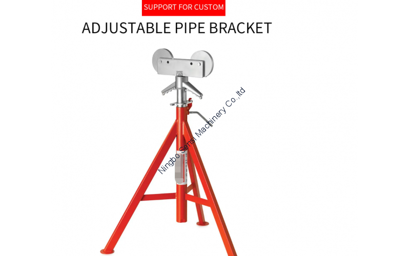 Roller Head Pipe Stands Bracket adjustable height heavy roller pipe bracket pipe tools